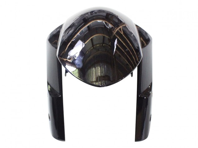 2006-2007 Suzuki GSXR 600/750 Motorcycle Fairings - Black White Carbon Fiber Style