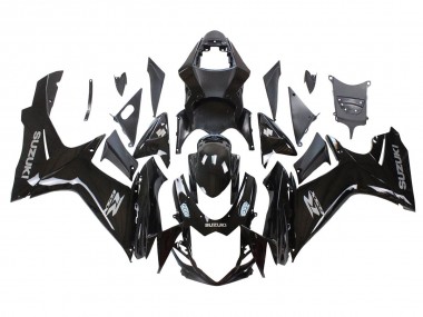 2011-2024 Suzuki GSXR 600/750 Motorcycle Fairings - Glossy Black