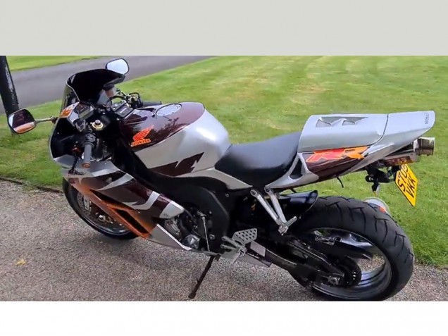 2006-2007 Honda CBR1000RR Motorcycle Fairings - Silver Orange