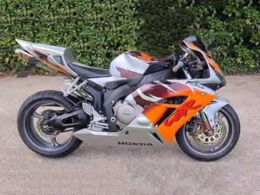 2006-2007 Honda CBR1000RR Motorcycle Fairings - Silver Orange