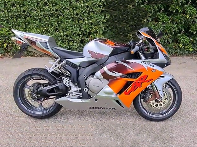 2006-2007 Honda CBR1000RR Motorcycle Fairings - Silver Orange
