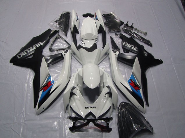 2007-2008 Suzuki GSXR 1000 Motorcycle Fairing Kits - White Blue Black Red