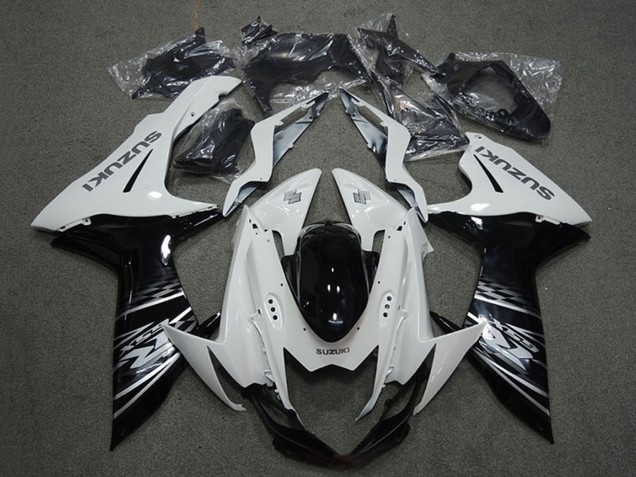 2011-2024 Suzuki GSXR 750 Motorcycle Fairings - White Black