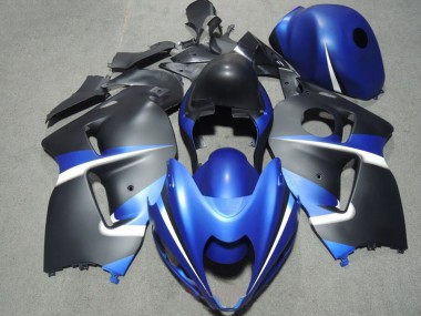 1996-2007 Suzuki GSXR 1300 Hayabusa Motorcycle Fairings - Blue White Matte Black