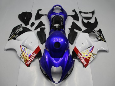 1996-2007 Suzuki GSXR 1300 Hayabusa Motorcycle Fairing - Blue White