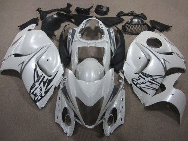 2008-2020 Suzuki GSXR 1300 Hayabusa Motorcycle Fairings - White Black