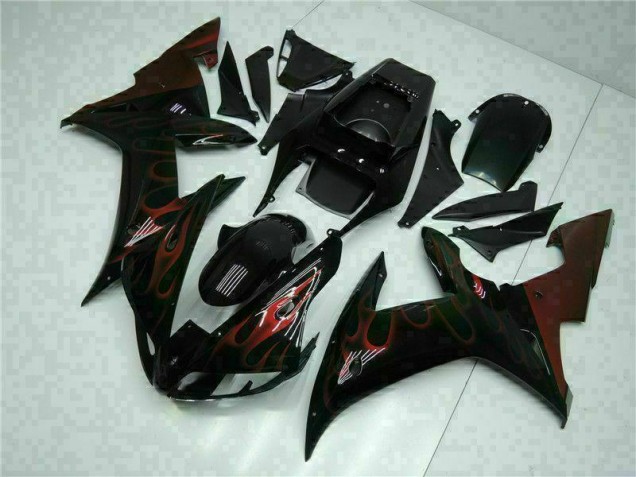 Black 2002-2003 Yamaha YZF R1 Full Motorcycle Fairing Kits Black 2002-2003 Yamaha YZF R1 Full Motorcycle Fairing Kits