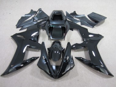 Black 2002-2003 Yamaha YZF R1 Motorcycle Fairing