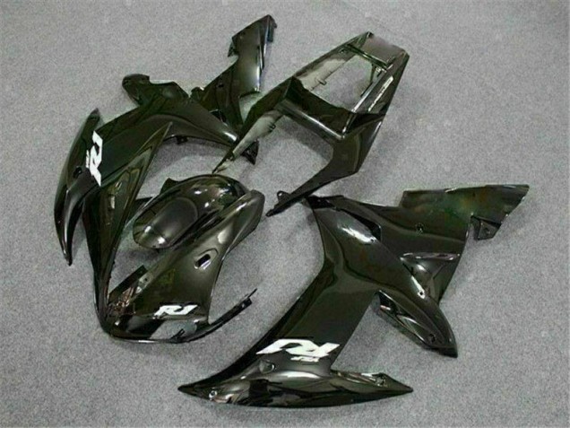 Black 2002-2003 Yamaha YZF R1 Motorcycle Fairings Black 2002-2003 Yamaha YZF R1 Motorcycle Fairings