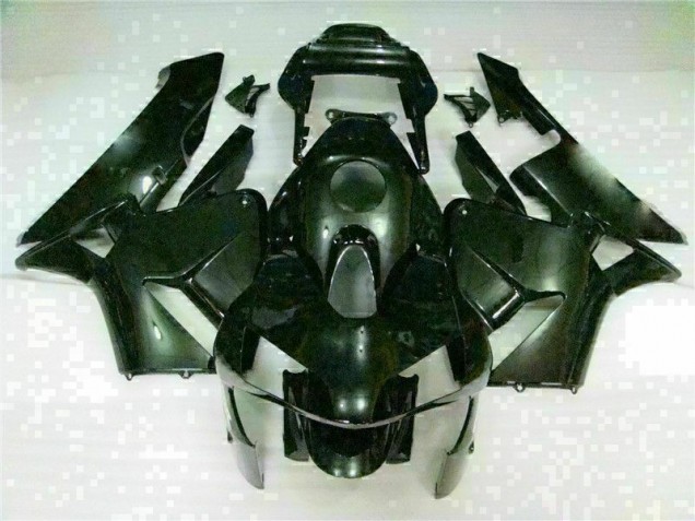 Black 2003-2004 Honda CBR600RR Motorcycle Fairing Black 2003-2004 Honda CBR600RR Motorcycle Fairing