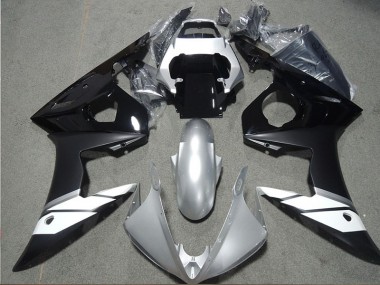 Black 2003-2005 Yamaha YZF R6 Motorcycle Fairings
