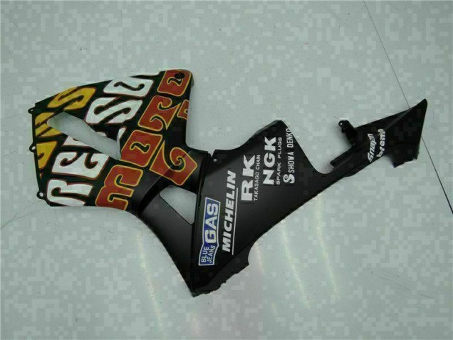 Black 2005-2006 Honda CBR600RR ABS Motorcycle Fairings Black 2005-2006 Honda CBR600RR ABS Motorcycle Fairings