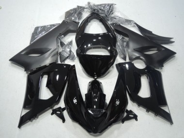 Black 2005-2006 Kawasaki ZX6R Full Motorcycle Fairing Kits