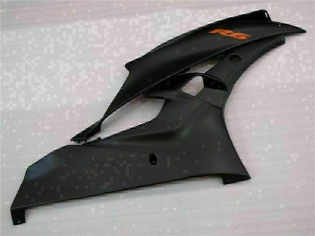 Black 2006-2007 Yamaha YZF R6 Aftermarket Motorcycle Fairing Black 2006-2007 Yamaha YZF R6 Aftermarket Motorcycle Fairing