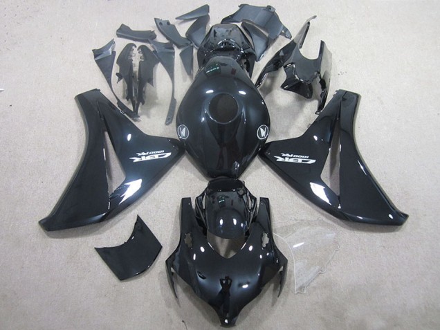 Black 2008-2011 Honda CBR1000RR Motorcycle Fairings Black 2008-2011 Honda CBR1000RR Motorcycle Fairings