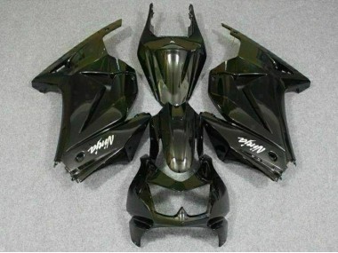 Black 2008-2012 Kawasaki EX250 Motorcycle Fairing Kits