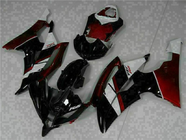 Black 2008-2016 Yamaha YZF R6 ABS Motorcycle Fairing Black 2008-2016 Yamaha YZF R6 ABS Motorcycle Fairing