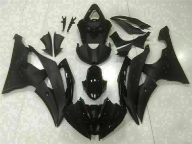 Black 2008-2016 Yamaha YZF R6 ABS Motorcycle Fairings
