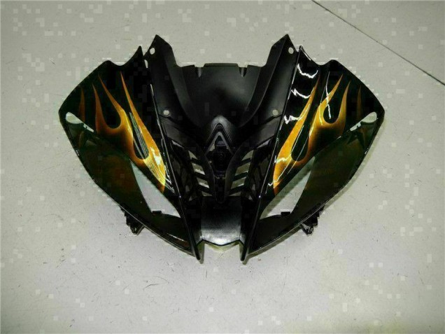 Black 2008-2016 Yamaha YZF R6 Motorcycle Fairing Black 2008-2016 Yamaha YZF R6 Motorcycle Fairing