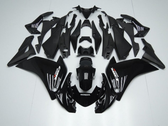 Black 2011-2013 Honda CBR250RR Motorcycle Fairings