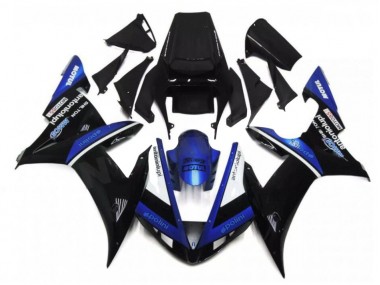 Black Blue 2002-2003 Yamaha YZF R1 Motorcycle Fairings