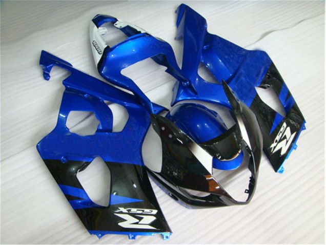 Black Blue 2003-2004 Suzuki GSXR 1000 Motorcycle Fairing Black Blue 2003-2004 Suzuki GSXR 1000 Motorcycle Fairing