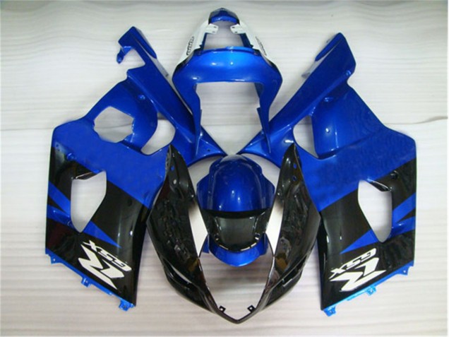 Black Blue 2003-2004 Suzuki GSXR 1000 Motorcycle Fairing Black Blue 2003-2004 Suzuki GSXR 1000 Motorcycle Fairing