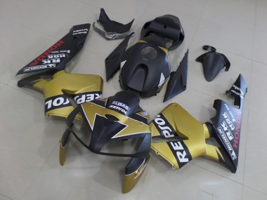 Black Gold Repsol 2005-2006 Honda CBR600RR Motorcycle Fairings