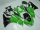 Black Green 2009-2012 Kawasaki ZX6R Motorcycle Fairings Black Green 2009-2012 Kawasaki ZX6R Motorcycle Fairings