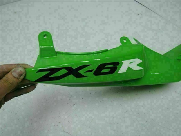 Black Green 2009-2012 Kawasaki ZX6R Motorcycle Fairings Black Green 2009-2012 Kawasaki ZX6R Motorcycle Fairings
