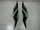 Black Green 2013-2018 Kawasaki ZX6R Motorcycle Fairings Black Green 2013-2018 Kawasaki ZX6R Motorcycle Fairings