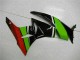 Black Green Red 2009-2012 Kawasaki ZX6R Motorcycle Fairings Black Green Red 2009-2012 Kawasaki ZX6R Motorcycle Fairings