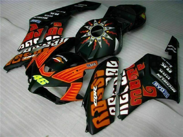 Black Orange 2004-2005 Honda CBR1000RR Motorcycle Fairings Black Orange 2004-2005 Honda CBR1000RR Motorcycle Fairings