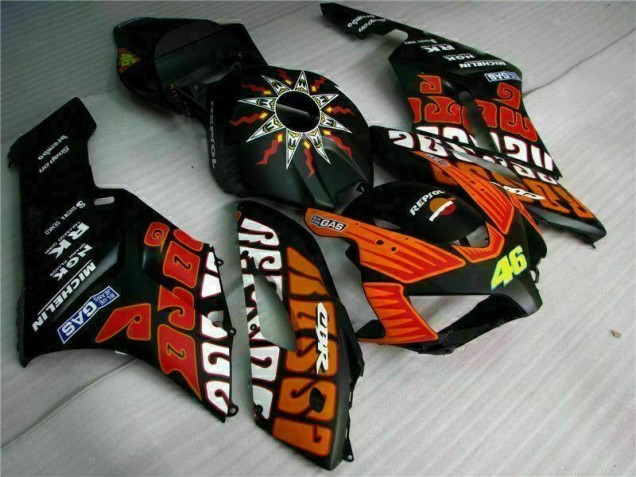 Black Orange 2004-2005 Honda CBR1000RR Motorcycle Fairings Black Orange 2004-2005 Honda CBR1000RR Motorcycle Fairings