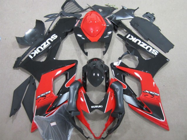 Black Red 2005-2006 Suzuki GSXR 1000 Motorcycle Fairings