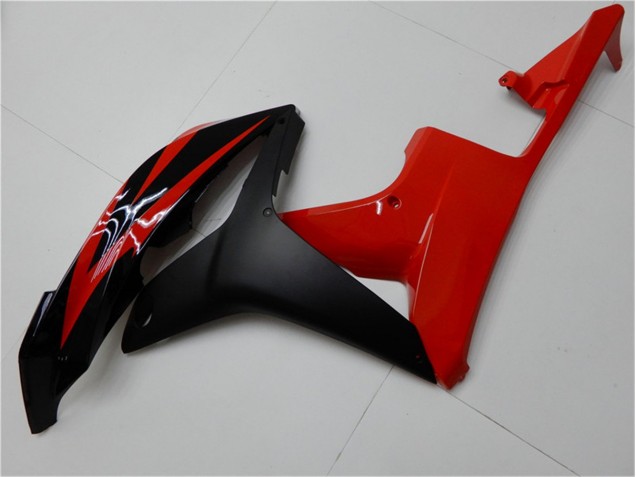 Black Red 2007-2008 Honda CBR600RR Motorcycle Bodywork