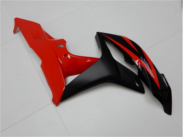 Black Red 2007-2008 Honda CBR600RR Motorcycle Bodywork