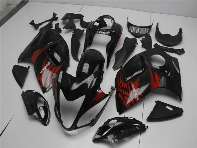 Black Red 2008-2019 Suzuki GSXR 1300 Hayabusa Motorcycle Fairings Black Red 2008-2019 Suzuki GSXR 1300 Hayabusa Motorcycle Fairings