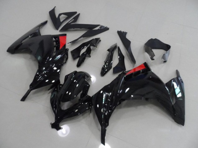 Black Red 2013-2016 Kawasaki ZX300R Motorcycle Fairings Black Red 2013-2016 Kawasaki ZX300R Motorcycle Fairings