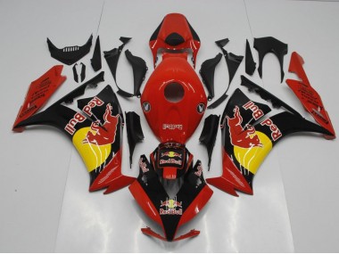 Black Red Bull 2012-2016 Honda CBR1000RR Motorcycle Fairings