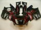 Black Red Flame 1995-1998 Honda CBR600 F3 Motorcycle Fairing