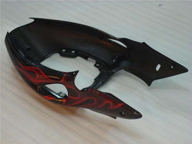 Black Red Flame 1996-2007 Suzuki GSXR 1300 Hayabusa Motorcycle Fairings Black Red Flame 1996-2007 Suzuki GSXR 1300 Hayabusa Motorcycle Fairings