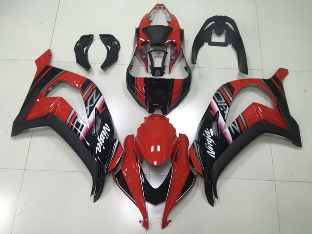 Black Red Ninja 2016-2019 Kawasaki ZX10R Motorcycle Fairings
