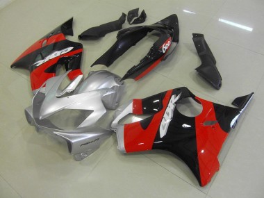 Black Red Silver 2004-2007 Honda CBR600 F4i Motorcycle Fairing