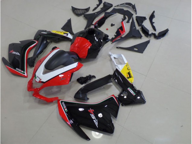 Black Red White 2011-2018 Aprilia RS4 50 125 Motorcycle Fairings Black Red White 2011-2018 Aprilia RS4 50 125 Motorcycle Fairings