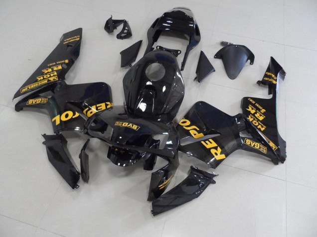 Black Repsol 2003-2004 Honda CBR600RR Motorcycle Fairings