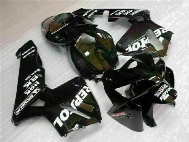 Black Repsol 2005-2006 Honda CBR600RR Motorcycle Fairing