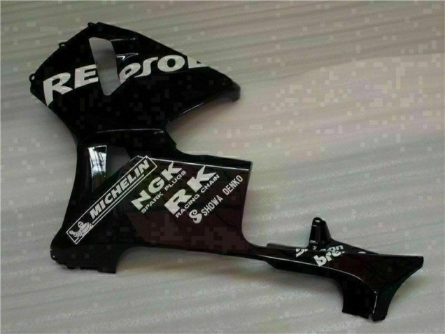 Black Repsol 2005-2006 Honda CBR600RR Motorcycle Fairing