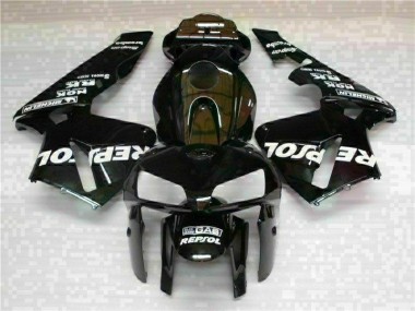 Black Repsol 2005-2006 Honda CBR600RR Motorcycle Fairing