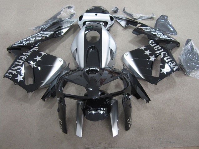 Black SevenStars 2007-2008 Honda CBR600RR Motorcycle Fairings Black SevenStars 2007-2008 Honda CBR600RR Motorcycle Fairings